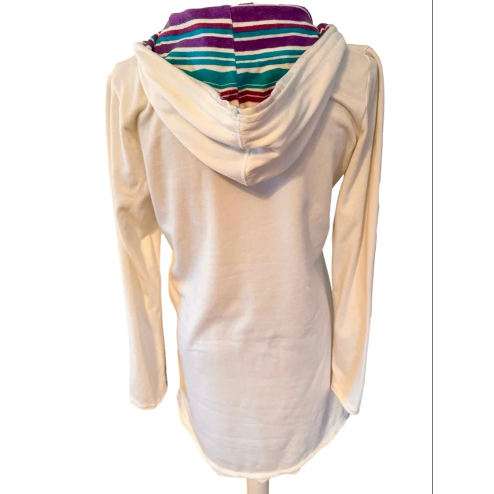XHILARATION Bathing suit cover-up Cotton terry cloth with rolled hems girls XL - Picture 4 of 13